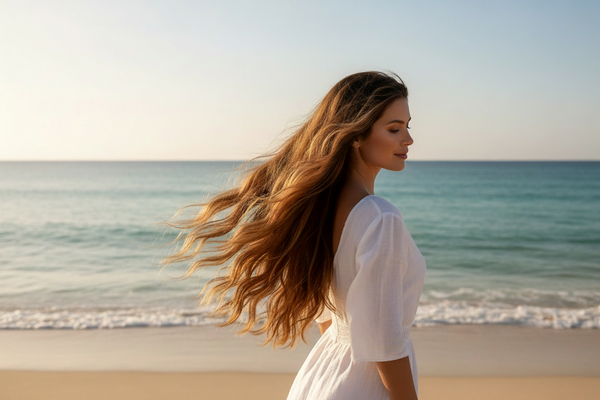 Come proteggere i capelli dal mare? Sale, sole, cloro e strategie per mantenerli sani